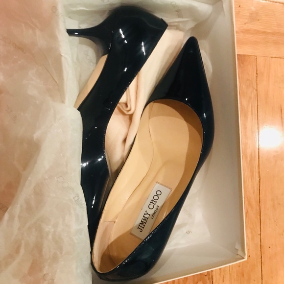 Jimmy choo navy patent aurora pumps - Picture 6 of 8